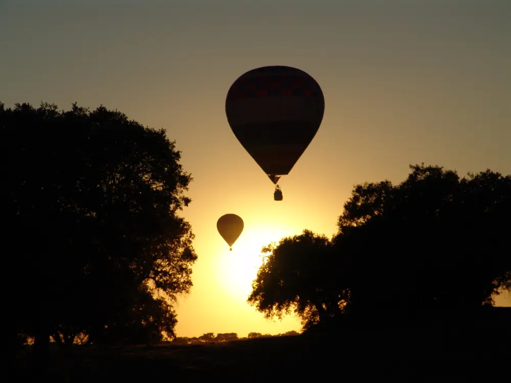 Hot Air Balloon Flight Romance