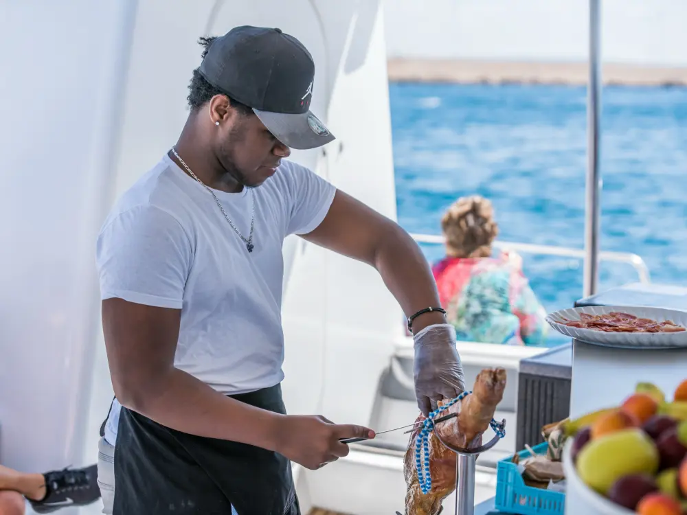 Tour en catamarán BBQ