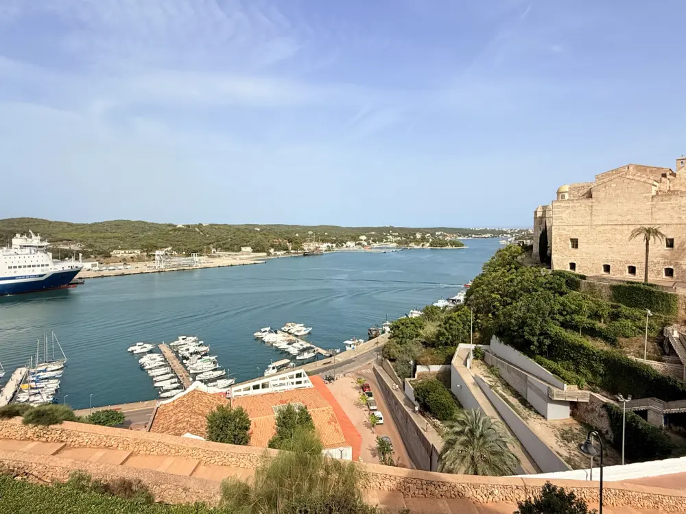 Private City Tour Mahon port view