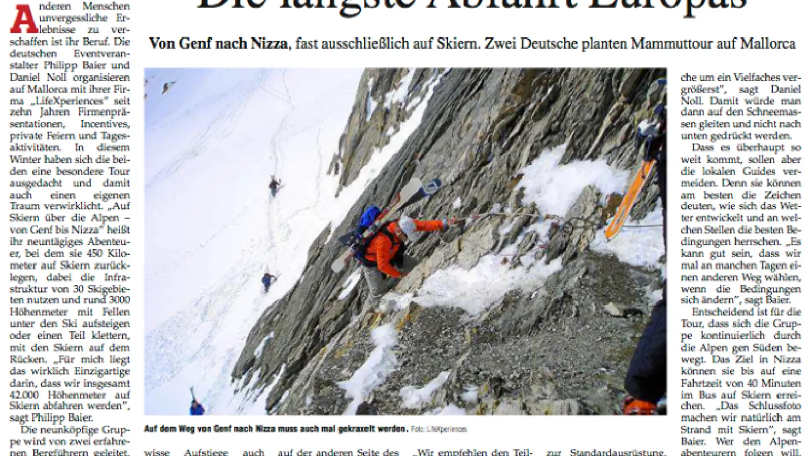 Incentive Alternative in den Alpen