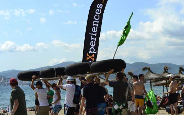 Floßbau Balearische Inseln