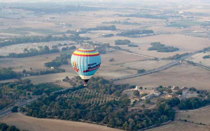 Heißluftballon Rundfahrt Insel