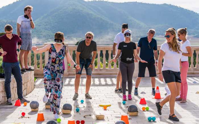 Lustiges Team Building