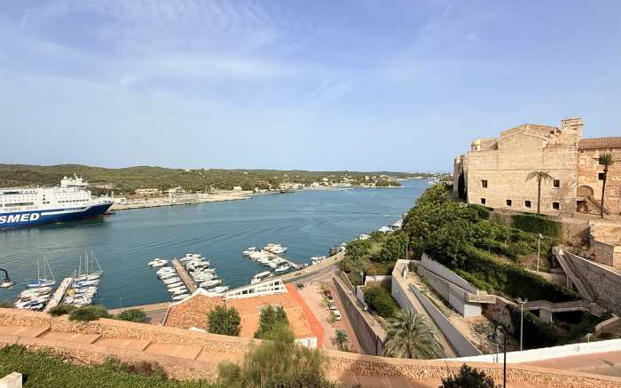 Private City Tour Mahon port view