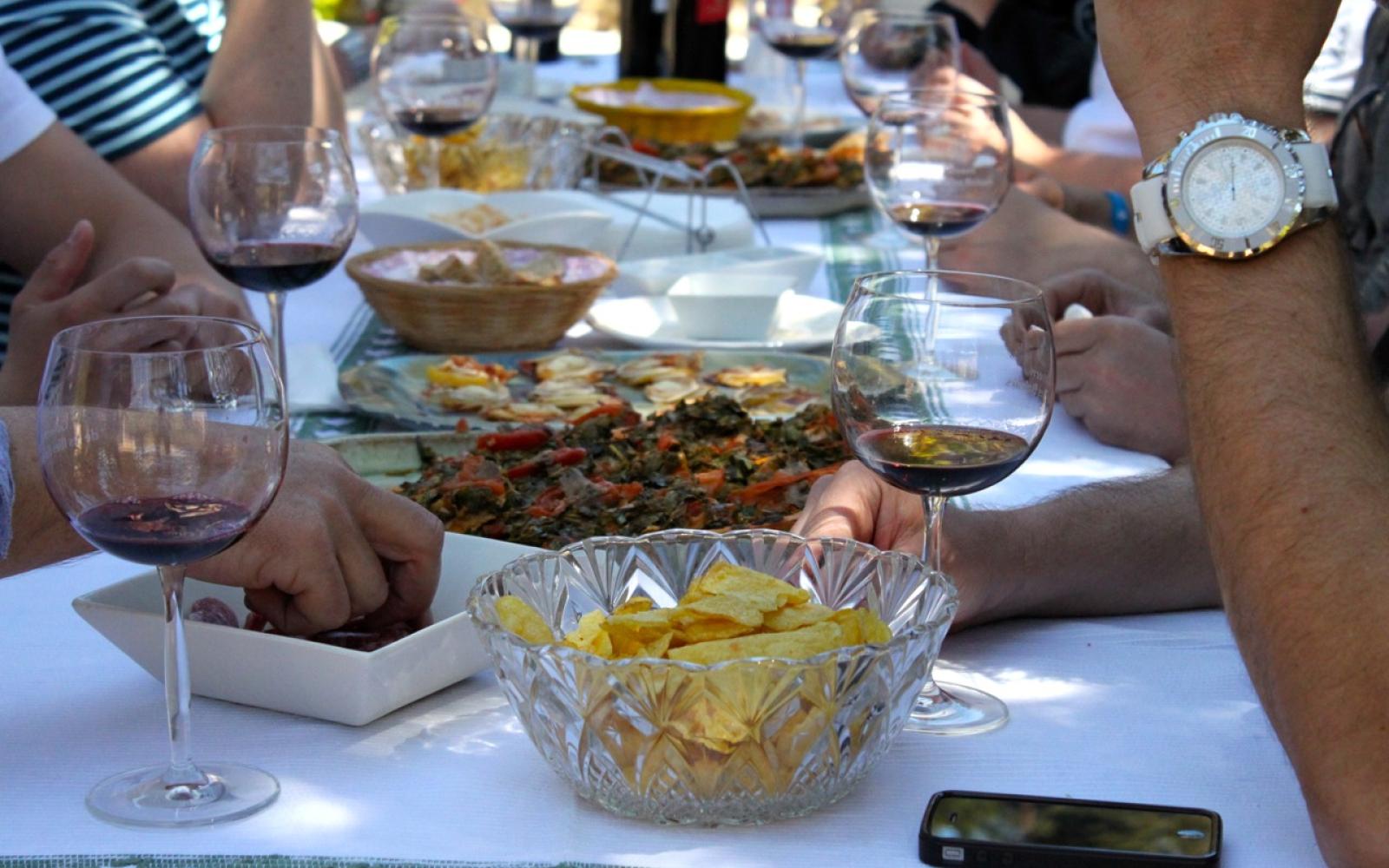 Weinprobe Team Building 